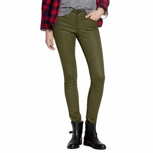 Madewell Coated Skinny Skinny Jeans in Olive Khaki, 28